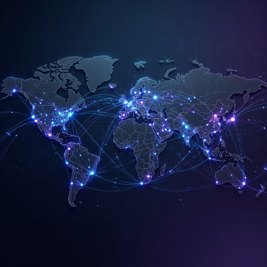Global Reach Network Visualization